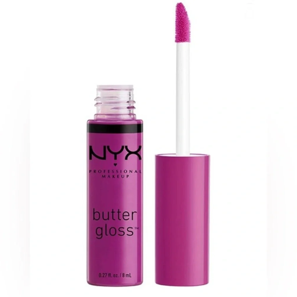 2pk NYX Professional Makeup sheer lipGloss‎ Raspberry Tart & Blackberry pie FREE